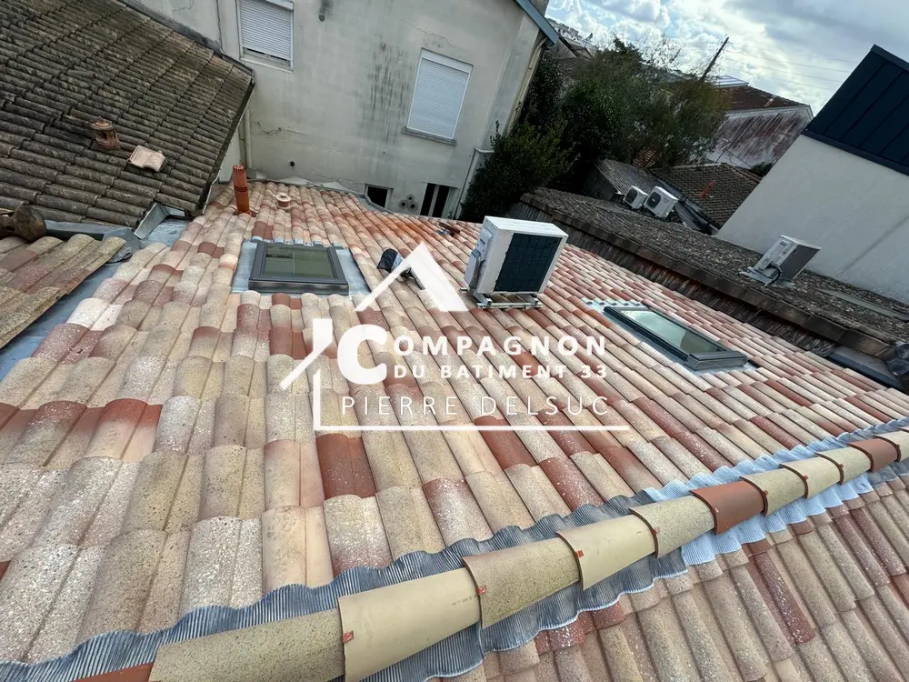 Couverture, Réfection toiture, Pose pare-pluie, Remplacement liteaux, Remplacement contre-liteaux