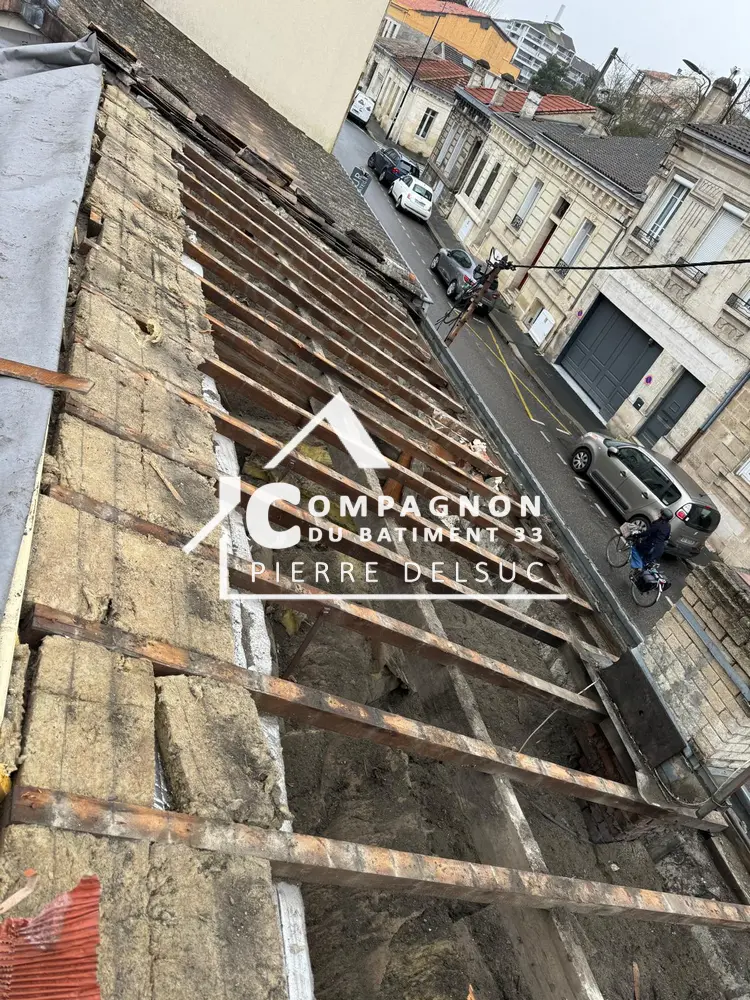 Couverture, Réfection toiture, Pose pare-pluie, Remplacement liteaux, Remplacement contre-liteaux