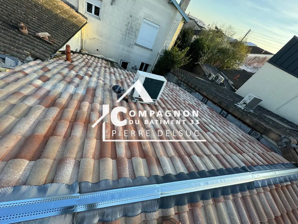 Couverture, Réfection toiture, Pose pare-pluie, Remplacement liteaux, Remplacement contre-liteaux