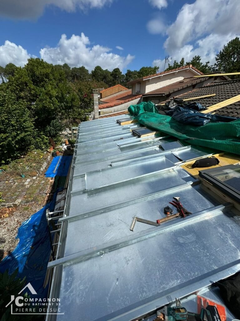 Couverture, Velux, Couverture zinc, Pose Velux