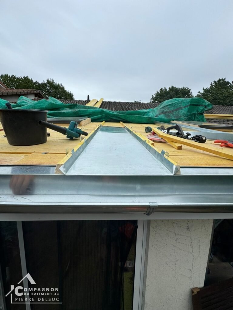 Couverture, Velux, Couverture zinc, Pose Velux