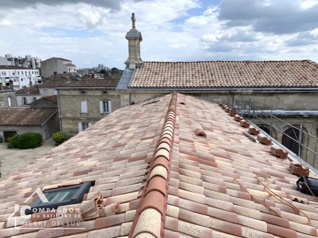 Couverture, Réfection toiture, Pose pare-pluie, Remplacement liteaux, Remplacement contre-liteaux