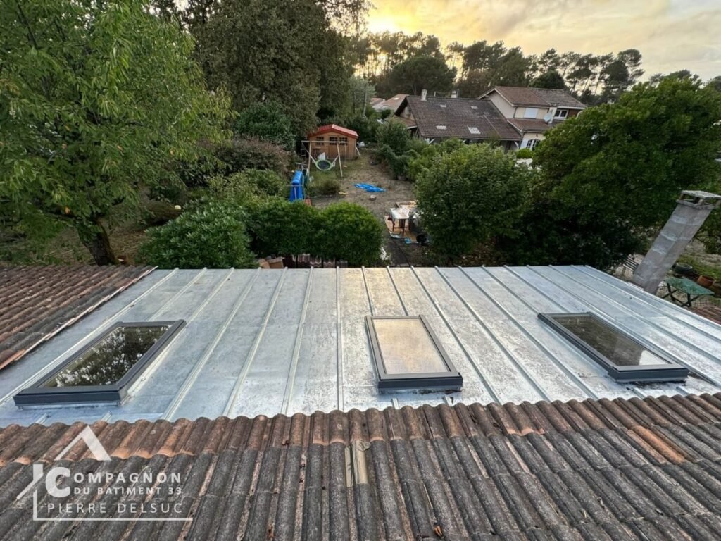 Couverture, Velux, Couverture zinc, Pose Velux